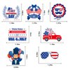 4th of July Temporary Tattoo Kids : 10 Sheets Tattoo Stickers Complete Independence Day Collection, these patriotic tattoos are perfect for Memorial Day and all your 4th of July decorations. (MU series)