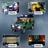 Mililier LED Light Kit for Lego 10317 Icons Land-Rover Classic Defender 90 Set, Compatible with Lego 10317 Building Blocks Model(Not Include Blocks Set)