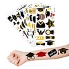 92 PCS Happy Graduation Congrats Grad Temporary Tattoos Themed Birthday Party Favors Decorations Supplies Tattoo Stickers Gifts For Kids Boys Girls Class Graduates High School College Prizes Carnival