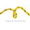 Aoneky 10 mm Static Outdoor Rock Climbing Rope, Fire Escape Safety Rappelling Rope (Yellow 1, 32)
