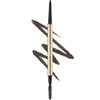 FOCALLURE Eyebrow Pencil,Dual-Sided Brow Brush,Long Lasting & Smudge Proof Definer Eye Brow Pen Makeup,Retractable,Ultra Fine Tip,Fills in Sparse Areas and Gaps,Medium Brown