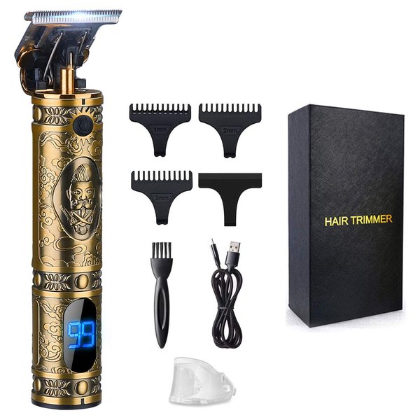 Suttik Hair Clippers for Men, Professional Hair & Beard Trimmer for Men, T-Blade Hair Edgers Clippers, Gold Knight Close-Cutting Trimmers, Cordless Clippers for Hair Cutting
