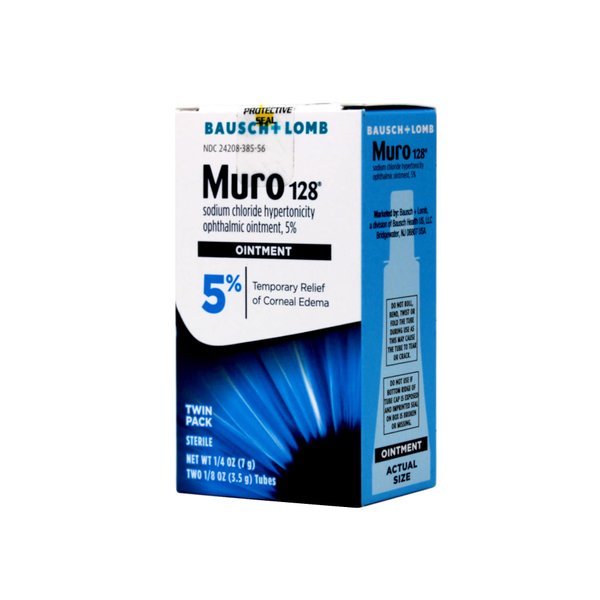 Muro 128 Sterile Ophthalmic5 Percent Ointment,twin Pack - 0.25 Oz Sku 3701117