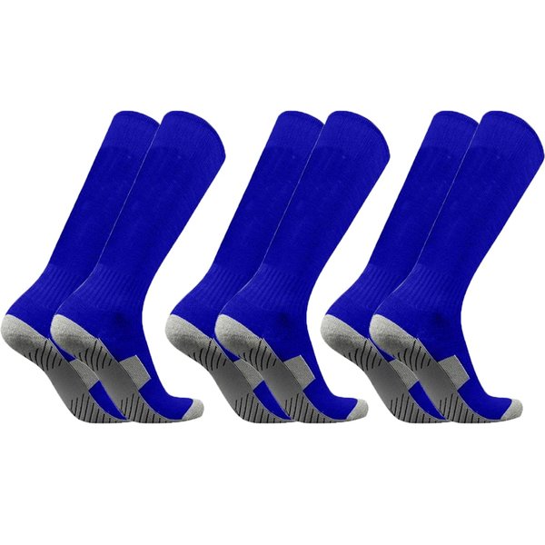 LingTu Soccer Socks 3 Pairs Team-Sport Knee High Breathable Football Socks for Men Youth Kids Boys
