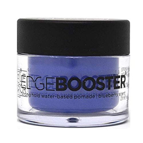 Style Factor Mini Edge Booster Strong Hold Hair Pomade Color Travel Size 0.85oz (Blueberry)