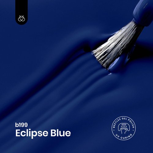 beetles Gel Nail Polish 15 ml Midnight Navy Blue Solid Dark Blue Color Soak Off LED UV Lamp DIY Decoration Spring Manicure Art Design Salon at Home Gel Nail Gift for Women and Girls