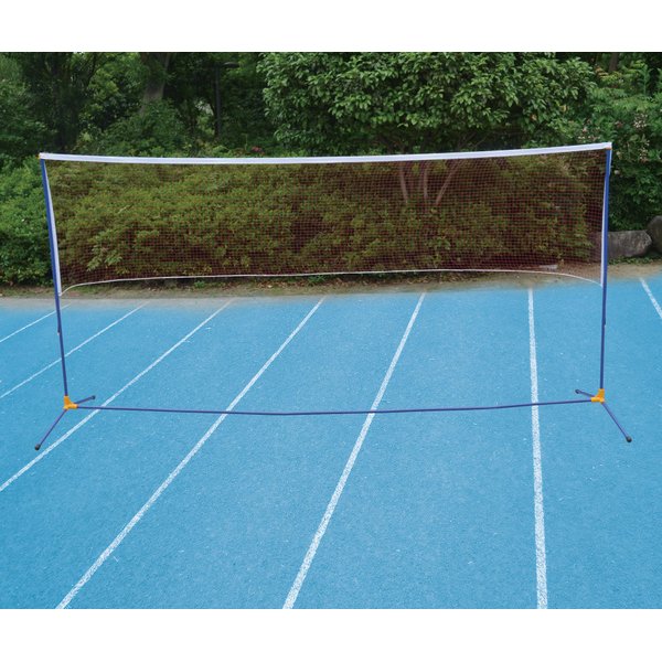 Strong Camel Volleyball Badminton Tennis Net Portable Training Beach with Carrying Bag Stand (L10' x W3.3' x H5”)