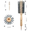Hair Brush - Professional Round Brush For Drying - Increase Volume And Shine - Precise Hair styling And Salon Hair Drying Essential Tools(Middle)