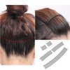 U Shaped Hair Pins,Finishing Fixer Comb Pins Material All weather Retention Perfect Design Different Hairstyles for Women (black)