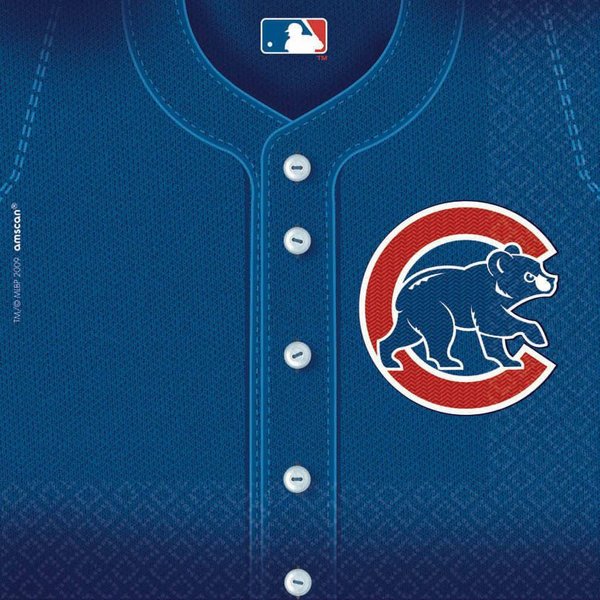 Blue Chicago Cubs? Official Paper Luncheon Napkins - 6.5" x 6.5" (12 Packs of 36) - Perfect for Game Day Celebrations & Die-Hard Fans