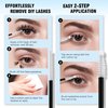 CALAILIS Cluster Lash Glue and Lash Remver and Lash Serum Kit, Strong Hold 48 Hours Lash Glue, Gentle Soothing Non-Irritating Lash Remover, Organic Castor Oil Eyelash Treatment Lash Serum