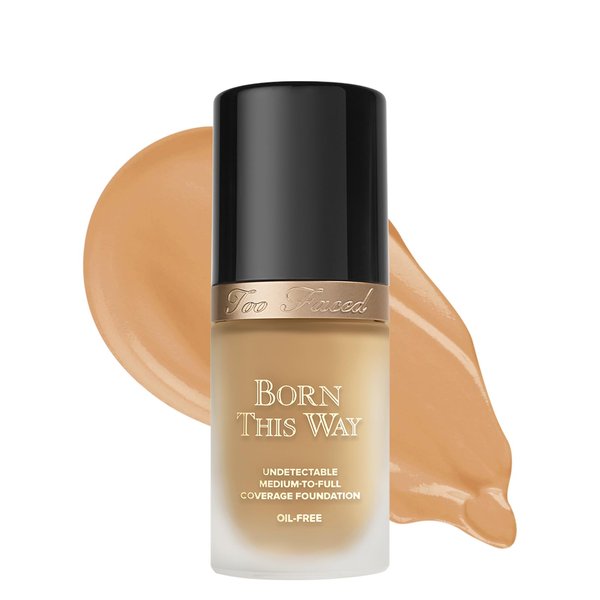 Too Faced Born This Way Natural Finish Longwear Liquid Foundation, 1.01 fl. oz., Sand