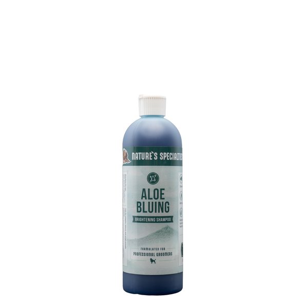 Nature's Specialties Bluing Ultra Concentrated Dog Shampoo for Pets, Makes up to 2 Gallons, Natural Choice for Professional Groomers, Optical Brightener, Made in USA, 16 oz