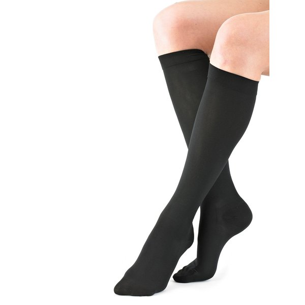 Neo G Travel Socks - For Mild Varicose Veins, Long Flights, Improving Circulation, Tired, Aching Legs, Everyday Comfort - Graduated Compression - Class 1 Medical Device - Small - Black