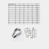 Mtsooning 10PCS Wire Thimble Rigging, M5 Stainless Steel Rope Thimble for 3/16 Inches Diameter Wire Cable