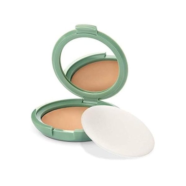 Ana Maria Maquillaje Cosmeticos | Polvo Facial Compacto Arroz Aloe Vera FPS 20 UVA | Make up Pressed Powder SPF 20 0.5oz-14gr (Sandalo | Sandalwood (22))