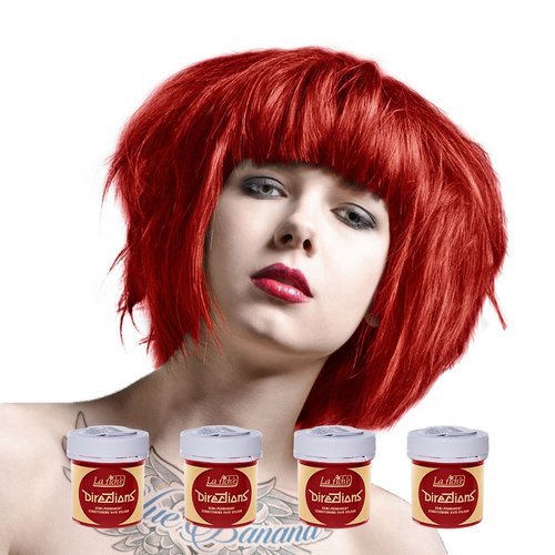 La Riche Directions Colour Hair Dye 4 Pack 88ml (Pillarbox Red)