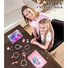 DUDUCOFU 900Pcs Mermaid Bracelet Making Kit for Girls Kids Charm DIY Beads for Jewelry Making, Friendship Bracelet Kit with Unicorn Ocean Pearl Shell Butterfly Beads for Bracelet Necklace Making