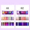 MAEPEOR Neon Face Body Paint Palette 10 Colors Glow In The Dark Eyeliner Painting Palette Neon Fluorescent Water Activated Face and Body Paint with Brush for Halloween Christmas (Set 02)