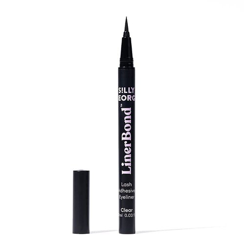 Silly George LinerBond | Lash Adhesive Eyeliner | No Magnets or Glue, Mess Free, Lightweight, Long Wear, Weatherproof (Black)