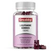 GREABBY L Glutamine 1000mg Gummies - Muscle Relief & Immune Support, Amino Acid Supplement with Magnesium Glycinate, Vegan & Non-GMO, Gluten Free (60 count)