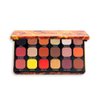 Makeup Revolution Forever Flawless Eyeshadow Palette, Fire, Matte & Shimmer Hues, 18 Pigment-Rich Shades, Cruelty-Free, 0.52 Oz