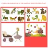 Happytime Kids' Flower & Leaf Press Nature Crafts Wooden Art Kit Outdoor Play Learning Toy Creativity Pressed Flower Art Kit DIY Recycle Floral Press Gift for Kids & Teens, Girls & Boys
