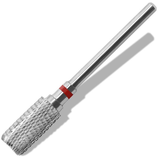 Vnjaoi Safety Nail Drill Bits, 3/32'' Carbide Bits, Professional Nail Efile Bit For Nail Drill Machine, Suitable for Manicure Pedicure Cuticle Gel Polishing, Beginners Bits (Silver, Fine Grit)