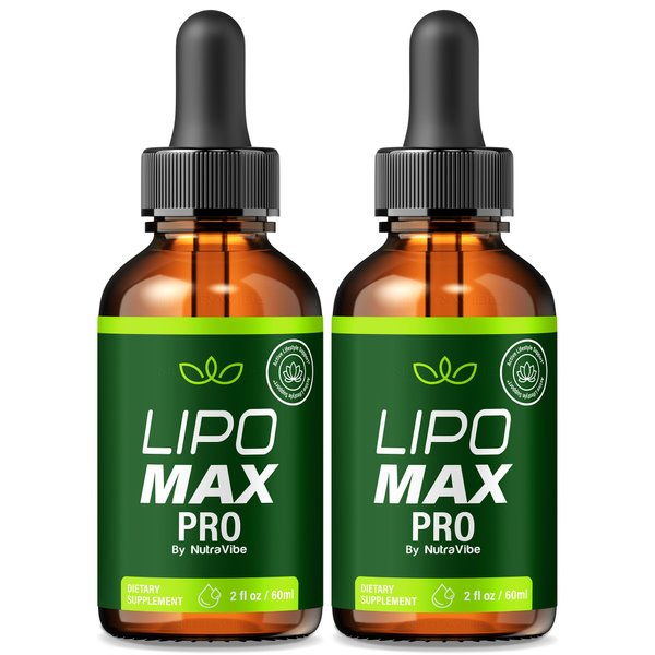 (2 Pack) Lipo Max Pro – Official LipoMax Pro Liquid Formula Inspired by Pink Salt with Natural Keto Blend to Support Body Goals, Energy & Daily Fitness | Just Few Easy Drops a Day (60 Servings)