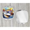 Caroline's Treasures JMK1243SCM Symmetry again Sailboats Compact Mirror Decorative Travel Makeup Mirror for Women Girls Gifts Pocket Makeup Mirror Folding Handheld