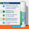 FixMySkin 1% Hydrocortisone Healing Lip Balm, Unflavored, 0.15 oz