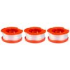 CRAFTSMAN String Trimmer Line, 0.065- Inch, 3-Pack Spools (CMZST0653), Red