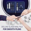 Manicure & Pedicure for Women and Men -Shear Guru: Complete Personal Care 6-Piece Grooming Kit including Premium Nail Clippers for Thick Nails + Nail Trimmer + Tweezers and Portable Luxury Travel Case