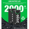 Mocagen Rechargeable Battery Pack for Xbox One/Xbox Series X|S Controller Battery, 2 X 2550mAh One S/Xbox X/Xbox Elite Batteries, 2 Pack-Green (Q08S-MG-US)