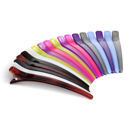 Goody Styling Essentials Sectioning Hair Clip, 6 Count (Pack of 2) Colors May Vary