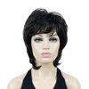 Lydell Short Length Layered Shaggy Full Synthetic Wigs (4 Dark Brown)