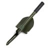 Jipemtra Gardening Folding Shovel Military Camping Shovel Survival Gear Entrenching Tool with Carrying Pouch Metal Handle for Camping Trekking Gardening Fishing Backpacking Snow (Green)