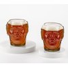 Habitage Upcycled Old Monk Face Glasses Set of 2 | Eco-friendly Glassware handcrafted from Rum bottles | Ideal for Rum, Whiskey, Gin, Juices, Smoothies, Cocktails | Great for Gifting