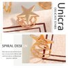 Unicra Gold Hair Pins Star Hair Clips Bridal Hair Piece Wedding Hair Accessories for Women and Girls Pack of 5 (Gold)