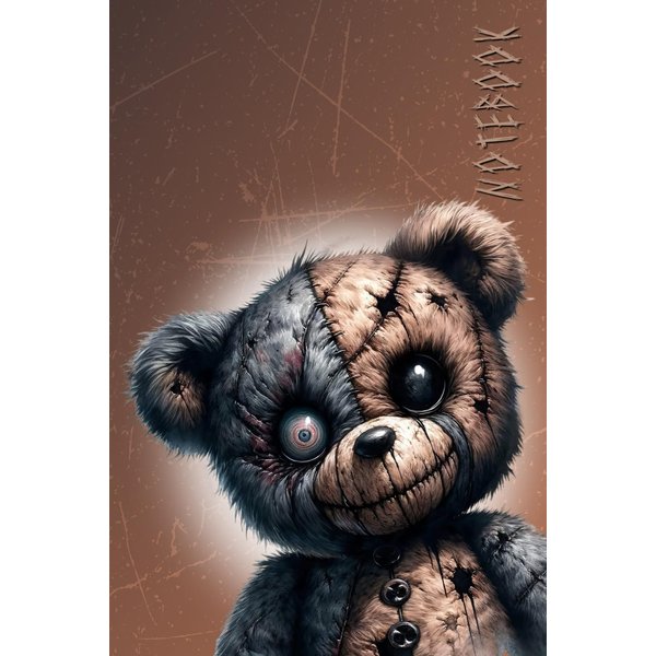 Creepy Zombie Teddy Bear Notebook: Creepy Teddy Bear Collection | Journal | Eerie Gothic Dolls