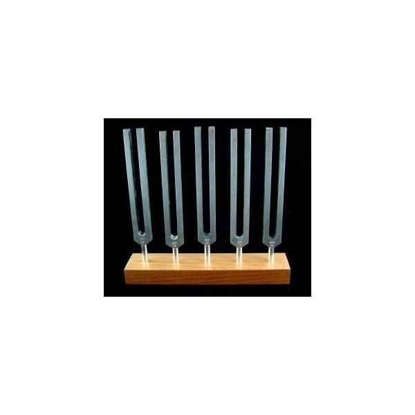 5 Piece Brain Tuners Set - Aluminum Body Tuning Forks