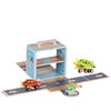 UDEAS Wooden Construction Set Toys Airfield Road Toys with Airplane Blocks Storage Toys for Kids Age 3+