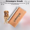 Groompro Deshedding Brush, Dog Brush for Shedding, Zen Brush for Cats,Cat Brushes Dog Brus Pet Hair Removal Tool, Painlessly Remove for Short & Long Hair(L(5.3 inch))