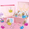 CiciBear 25 Pack Crown Sequin Keychains for Gold Themed Party Favors, Kids and Adults Birthday Gift, Baby Shower, Crown Princess Prince King Queen Party, 5 Colors