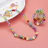 Anronal 6 Sets Toddler Play Jewelry Beaded Necklace and Bracelet for Little Girls, Packaged in Gift Box, Dress up Necklace Bracelet Set Pretend Princess Jewelry for Kids, Jewelry Toy Gifts for Girls