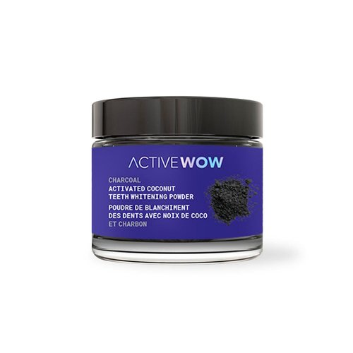 Active Wow Activated Coconut Charcoal Powder - Natural Whitening Activated Charcoal, Charcoal Vanilla Toothpaste, Fluoride Free, Sulfate & Paraben Free, Charcoal Toothpaste Powder (All Natural)