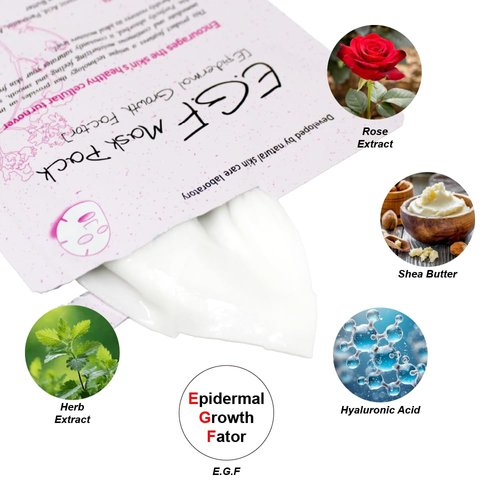 Naisture Premium Facial Mask - Anti-Wrinkle & Aging, Moisturizing Skin Care Sheets Mask for All Skin Types & Home Spa Self Care Masks for Women & Men