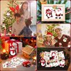 JULBEAR Christmas Crafts Kits for Kids, Make Your Own Christmas Stickers Ornament Making Kit DIY Xmas Holiday Crafts Stickers for Christmas Party Favors Games Activities, 24 Pack
