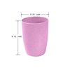 Lpdphanxfkx 4 Pcs Modern Toothbrush Cup Plastic Tumbler Cup Unbreakable Toothbrush Holder Mug Gargle Washing Cup for Home Bathroom Travel