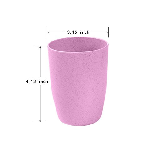 Lpdphanxfkx 4 Pcs Modern Toothbrush Cup Plastic Tumbler Cup Unbreakable Toothbrush Holder Mug Gargle Washing Cup for Home Bathroom Travel